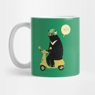 scooter bear Mug